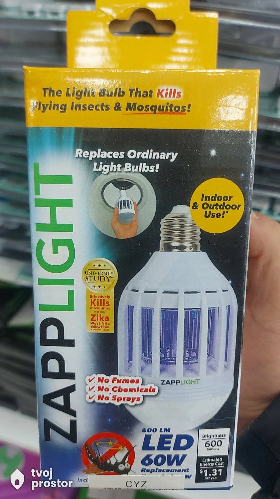 LED sijalica protiv insekata — fotografija 4 od 5