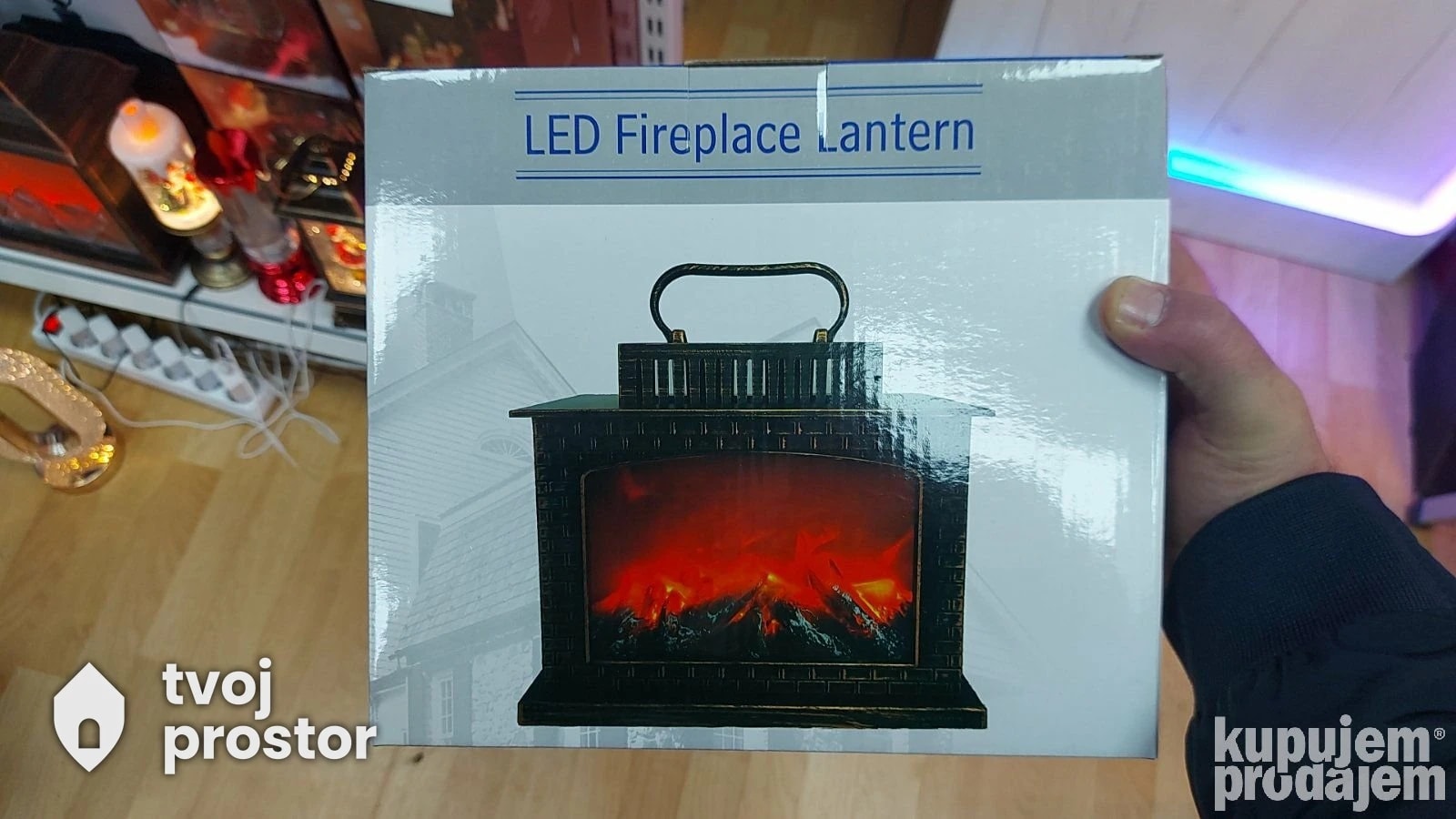 Lanterna kamin lampa — fotografija 2 od 3