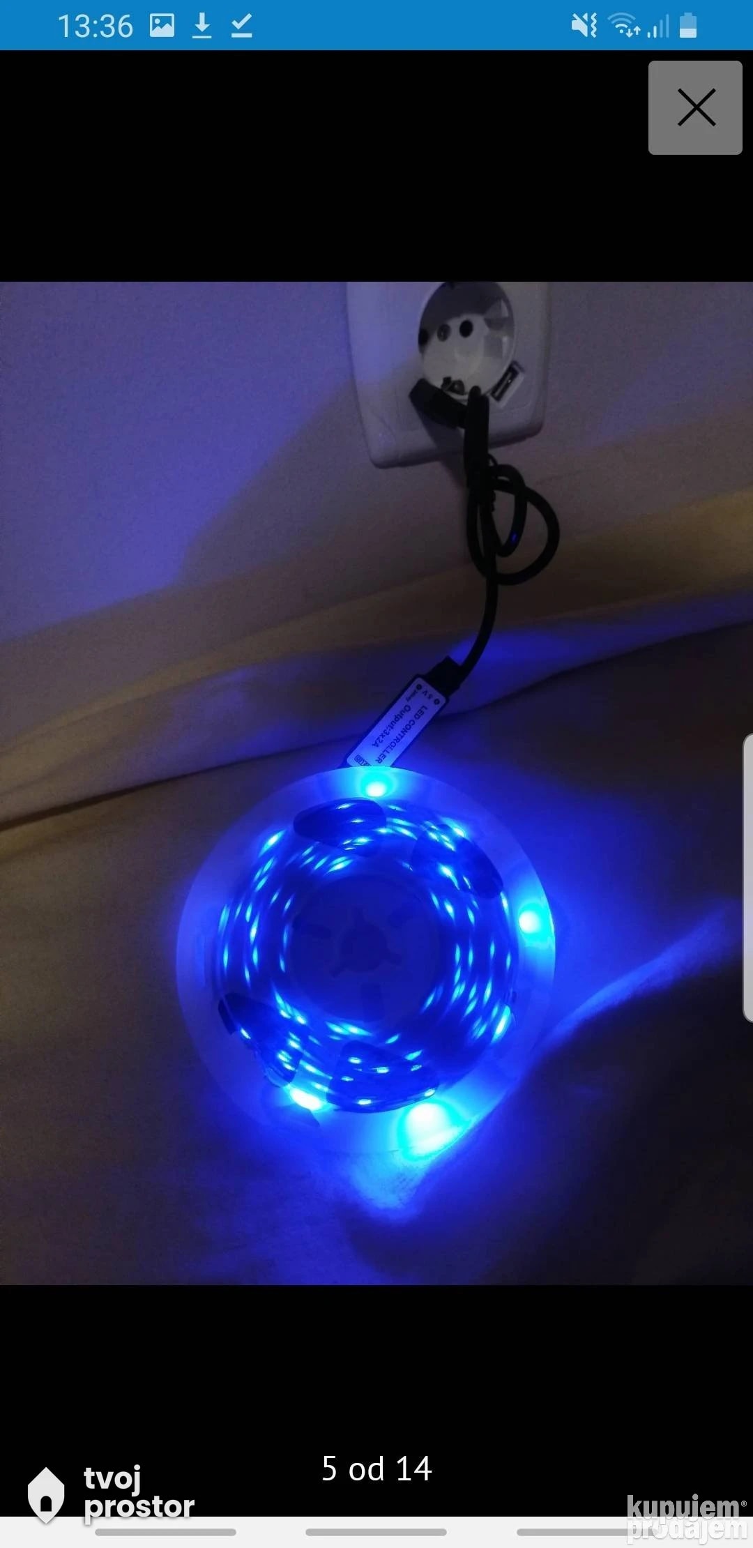 LED traka 5 metara — fotografija 6 od 7