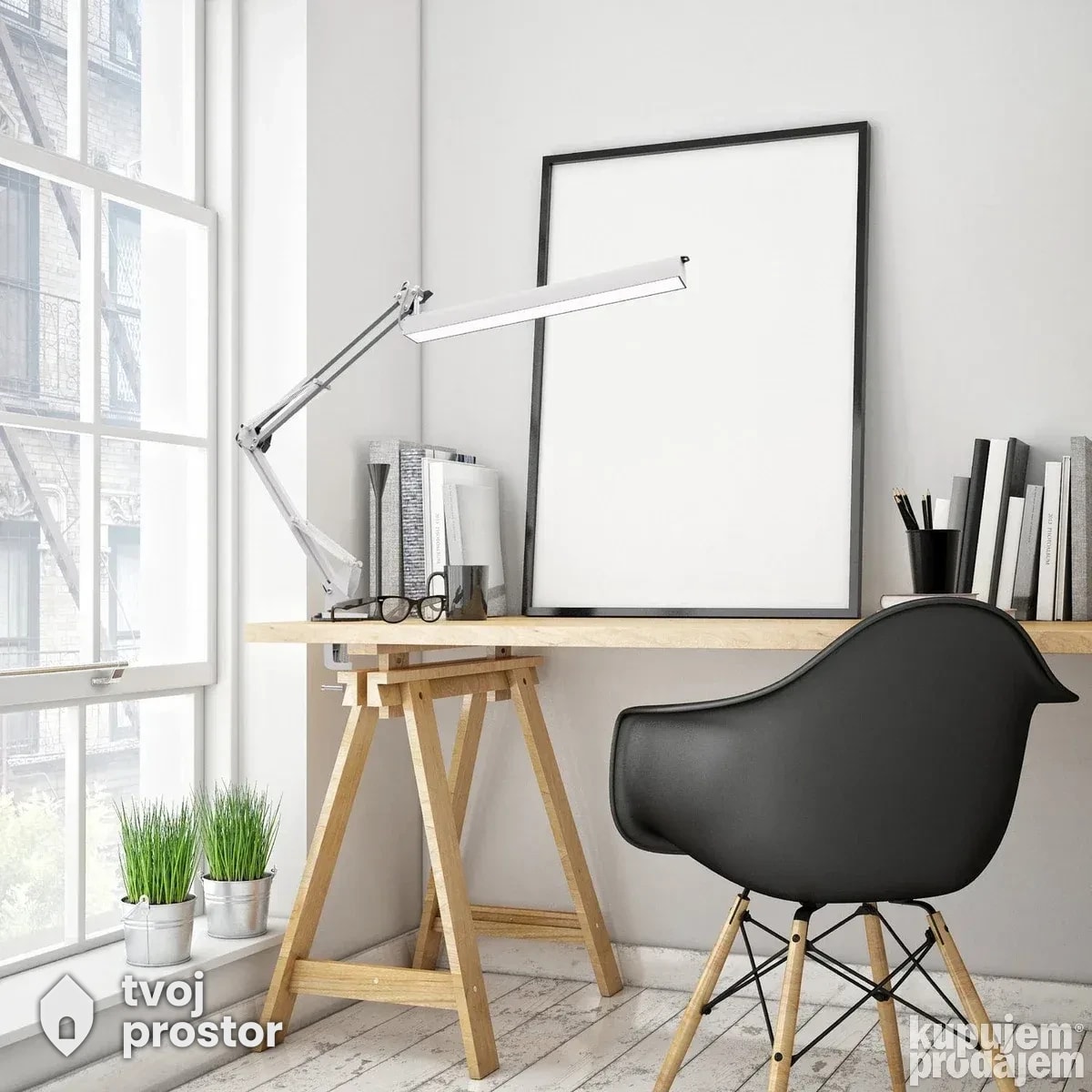 Stona LED lampa sa stipaljkom — fotografija 4 od 6