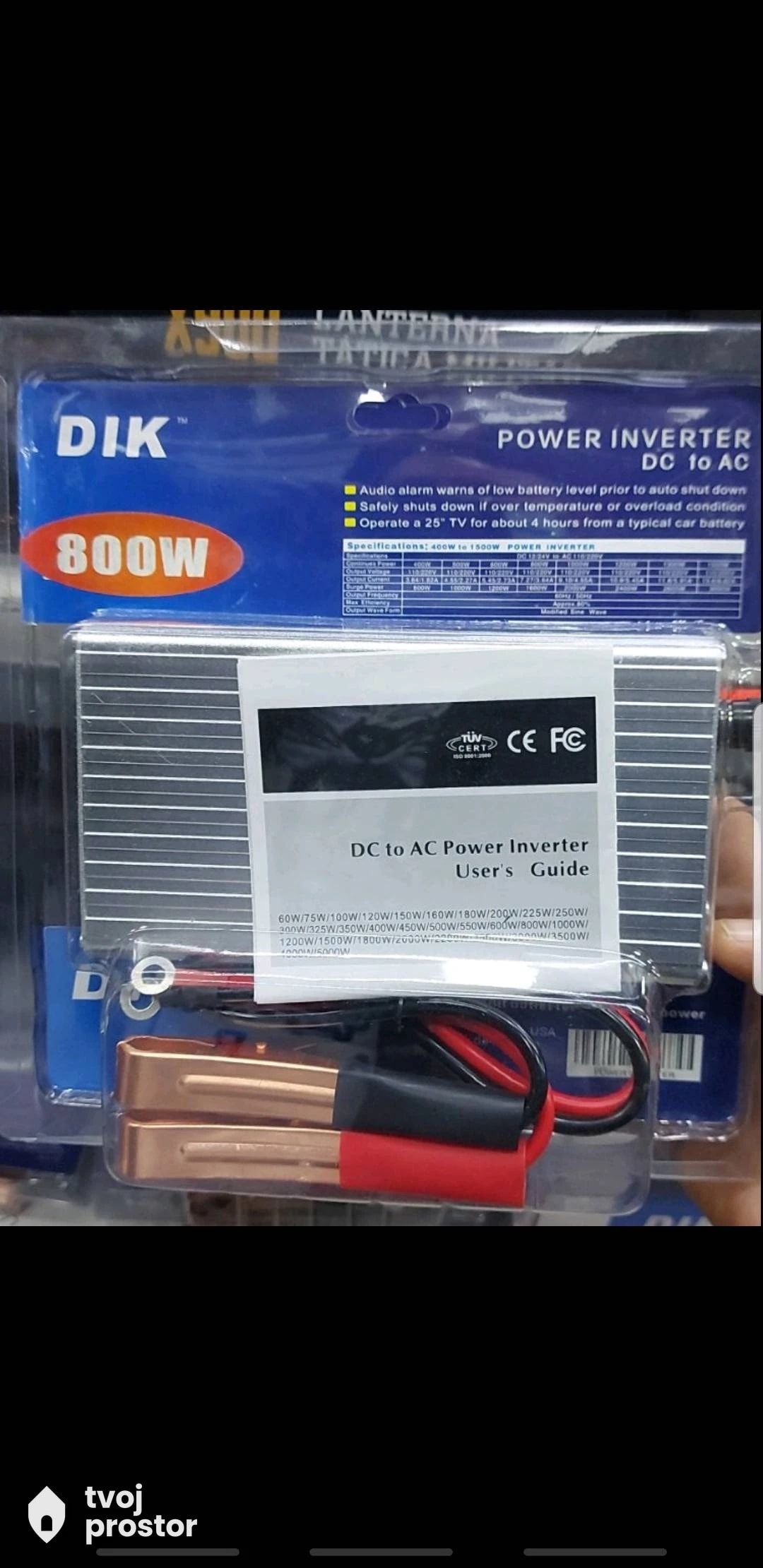 Pretvarac napona 800 w — fotografija 2 od 3