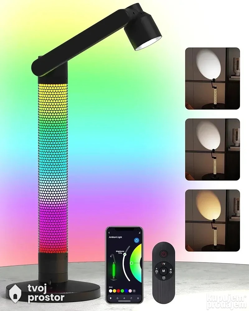 Stona moderna led smart lampa — unutrašnja rasveta, Mungosi, Beograd