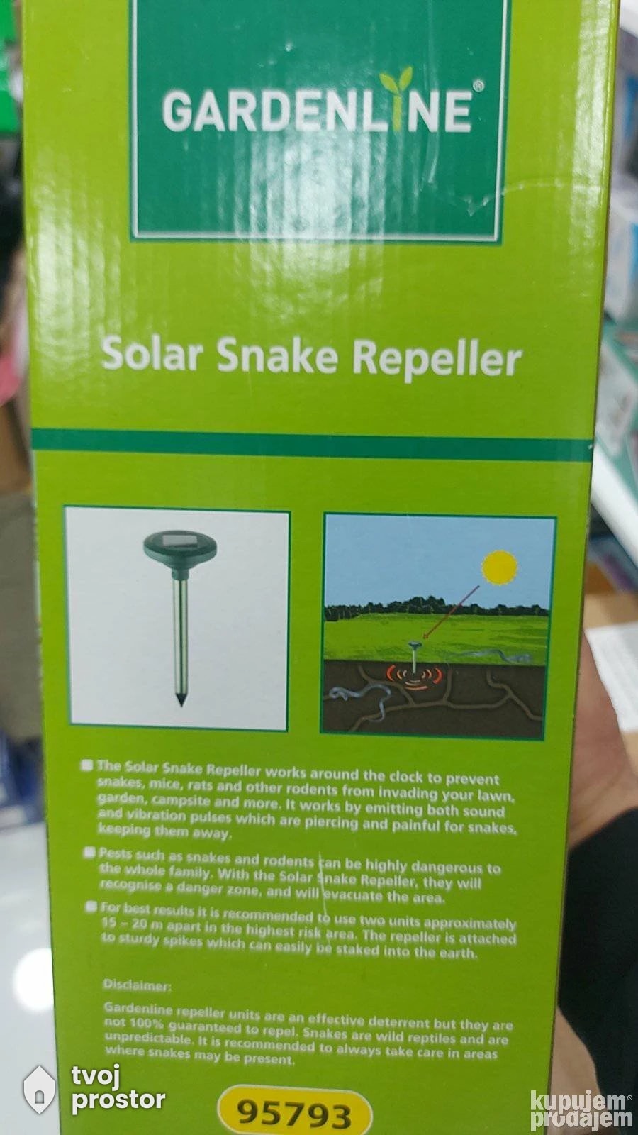 Solarni rasterivac zmija — fotografija 3 od 6