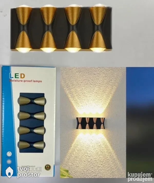 Lampa Zidna Lampa Fasadna lampa Lampa za dvoriste Led Lampa — spoljna rasveta, Mungosi, Beograd