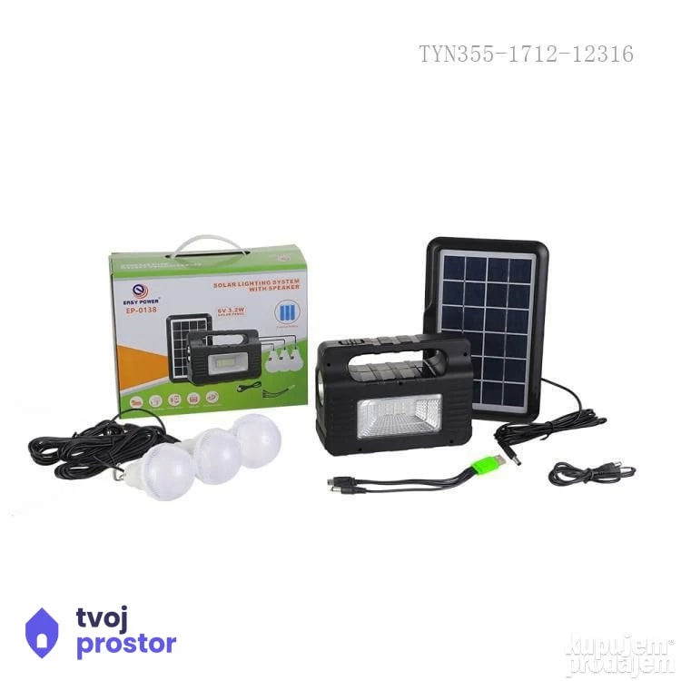 Solarna rasveta sistem sa zvucnikom — fotografija 2 od 5