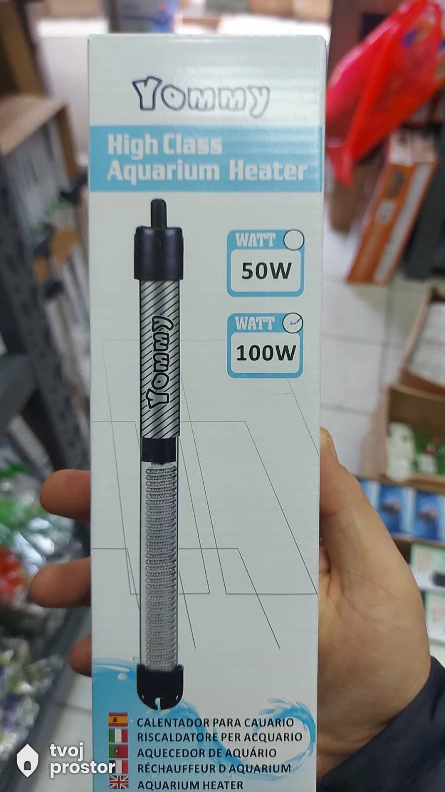 Grejac za akvarijum 100W — Mungosi, Beograd
