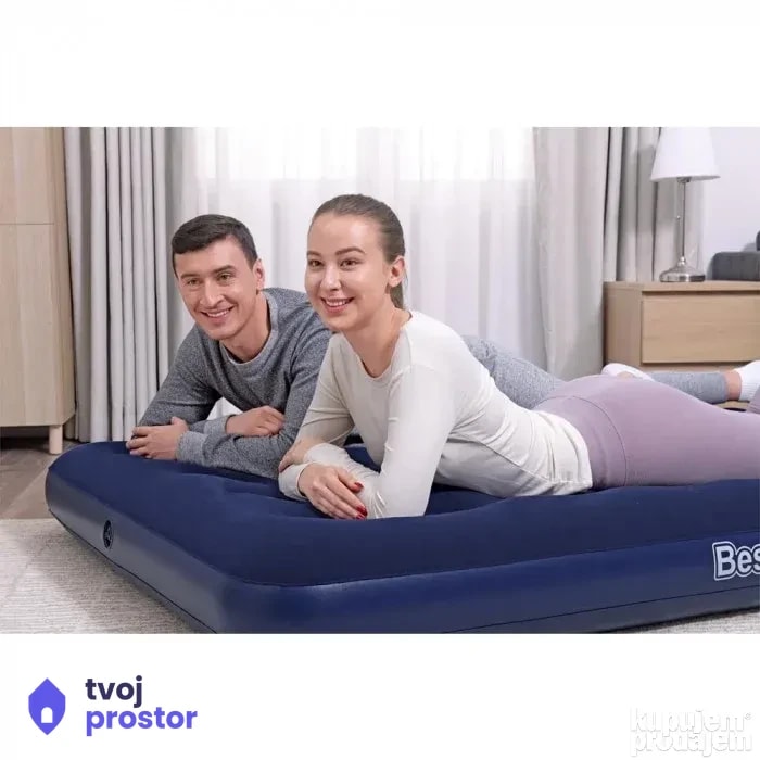 Dusek Bestway za kampovanje, plazu 191x137x22 cm — fotografija 3 od 4