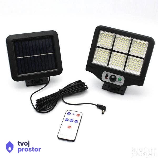 LED ulicni reflektor na solarne baterije — spoljna rasveta, Mungosi, Beograd
