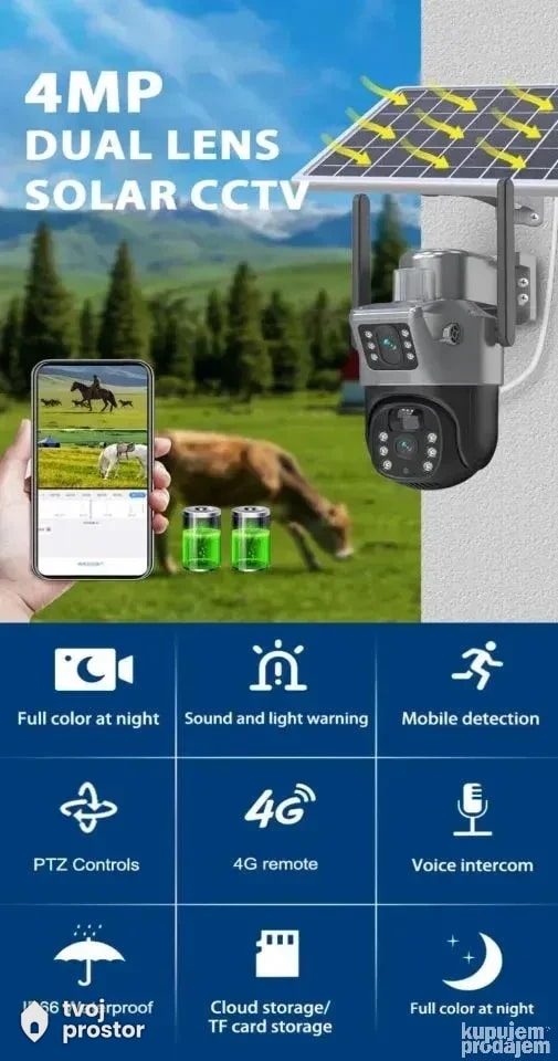 Solarna kamera 4g sim — fotografija 2 od 4