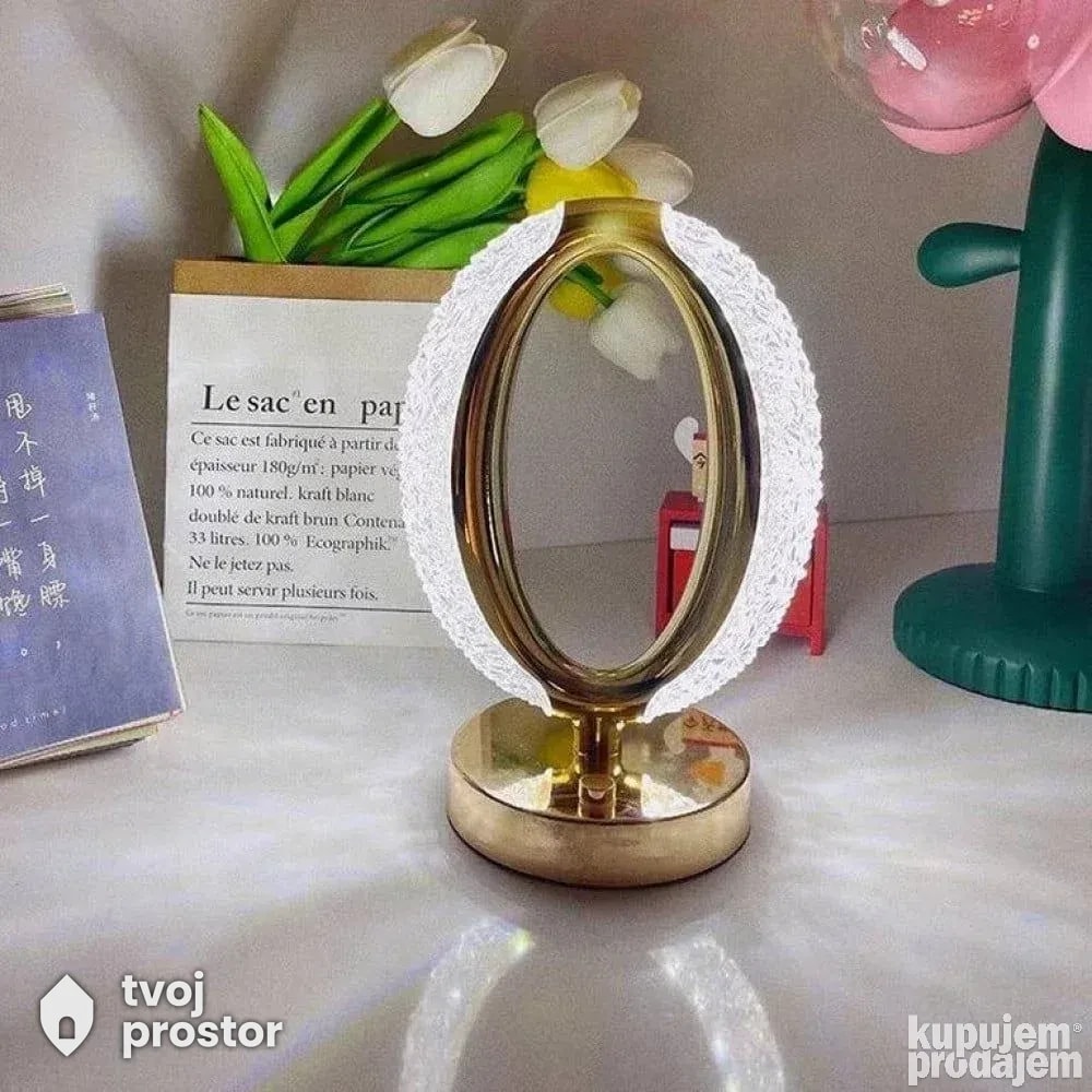 Stona kristalna lampa — fotografija 2 od 4