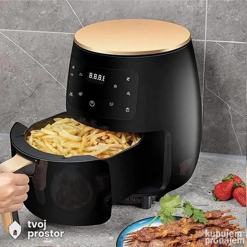 Friteza Silver Crest 6 L Friteze na vruć vazduh Air Fryer — fotografija 3 od 7
