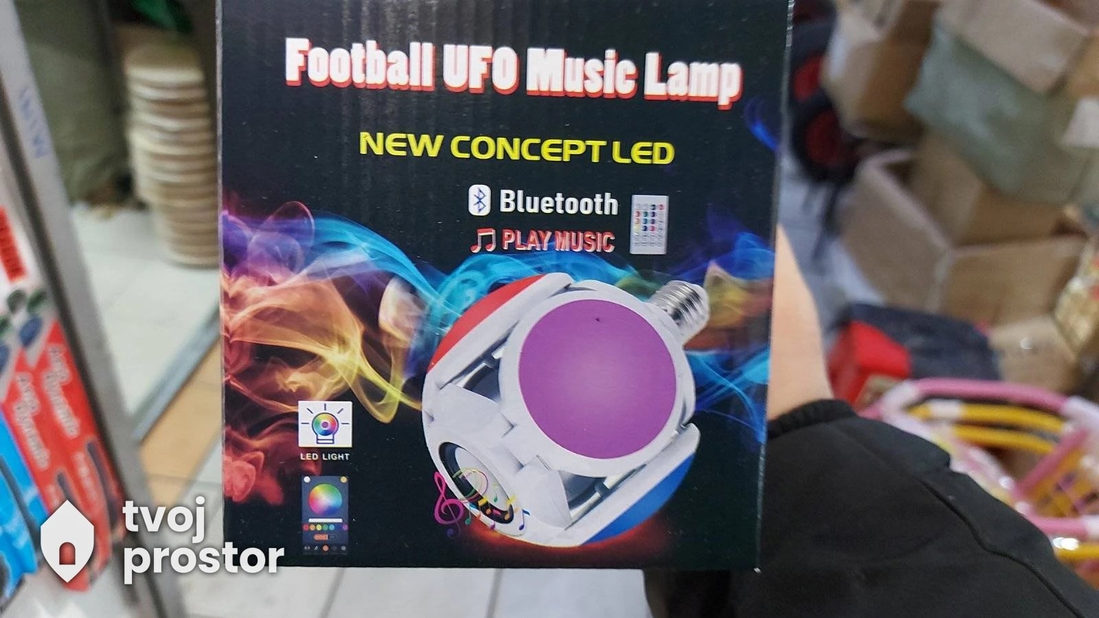LED lampa muzicka — fotografija 3 od 6