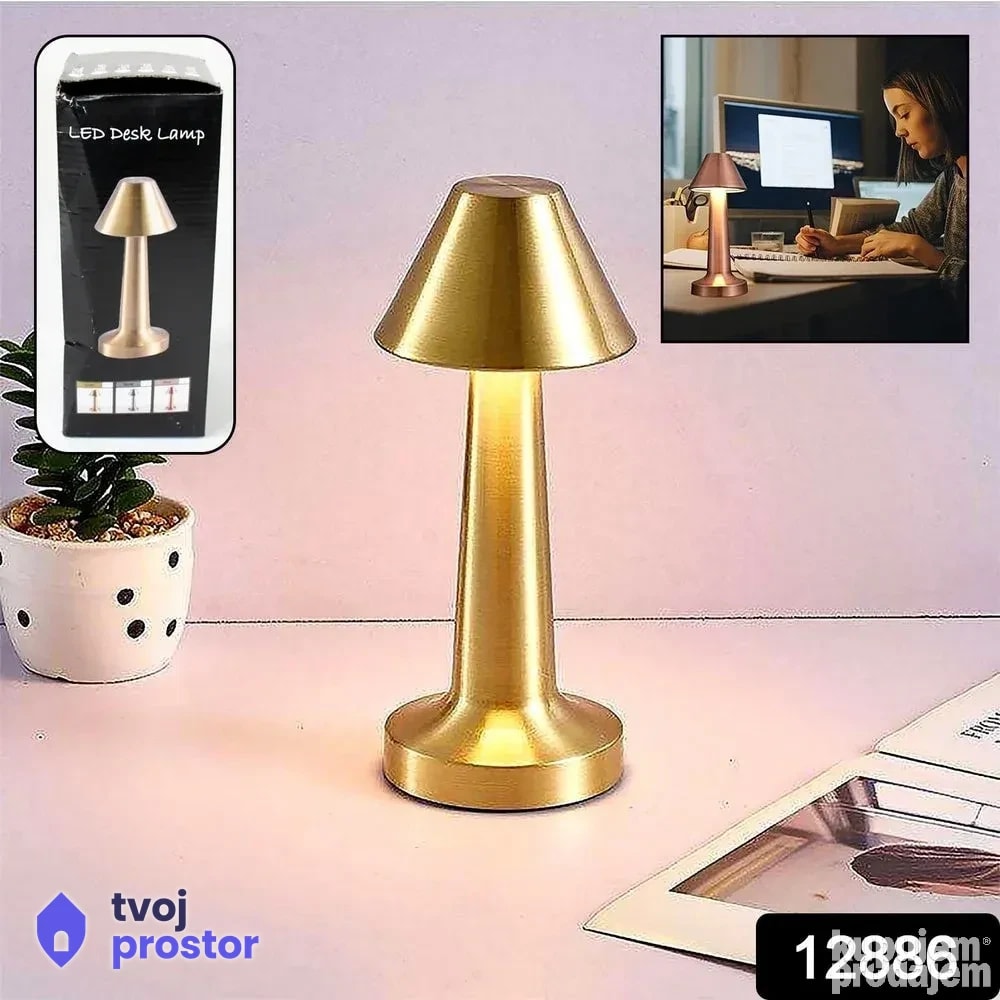 LED TOUCH stona lampa sa 6 modlova - za restorane, hotele — fotografija 2 od 4