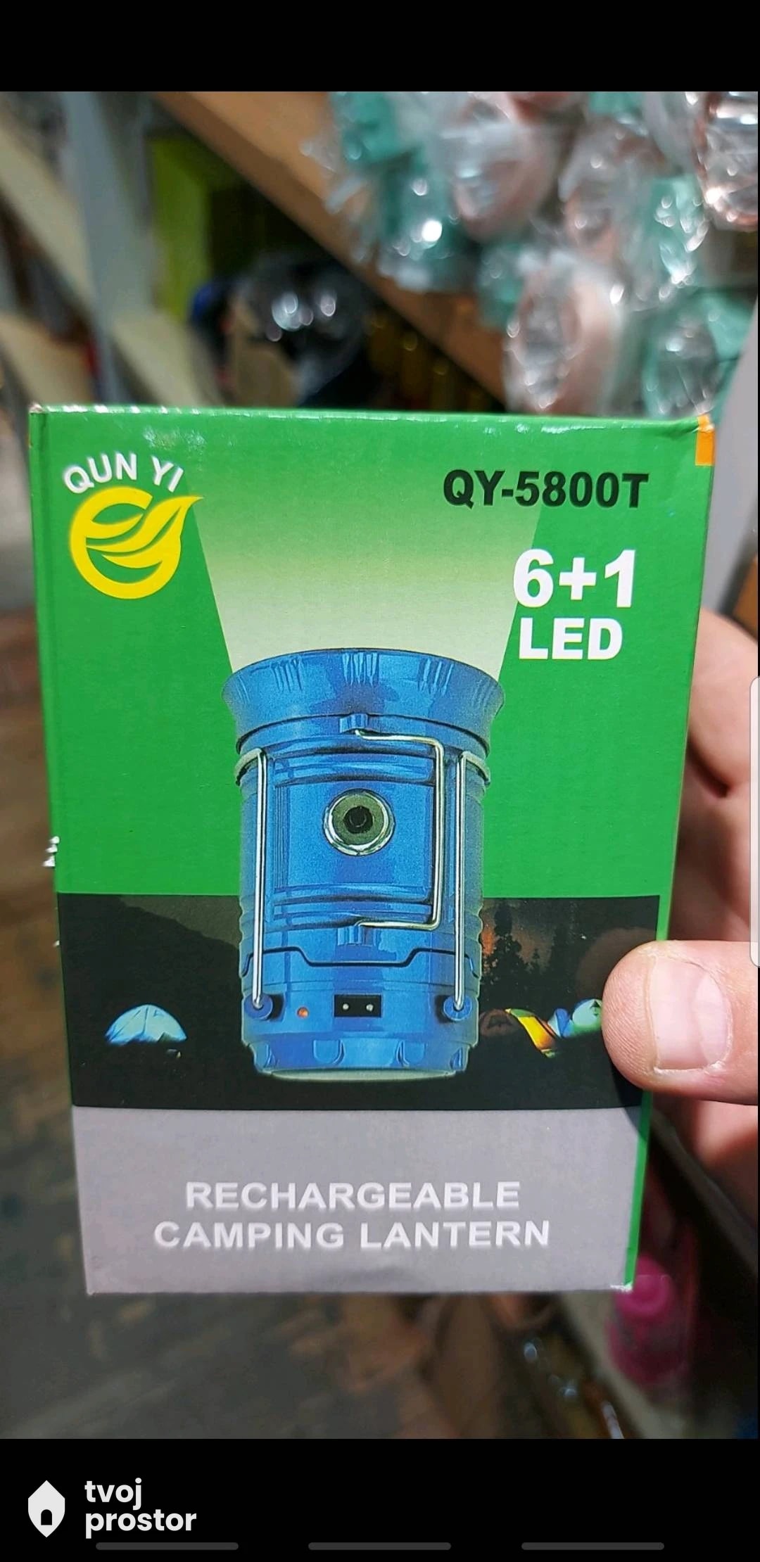 Lampa fenjer 220 v. Ili solarno — fotografija 4 od 5