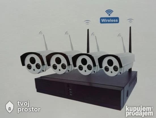 Bezicni wifi video nadzor sa 4 kamere — Mungosi, Beograd