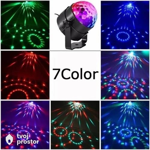 LED RGB disko lampa — unutrašnja rasveta, Mungosi, Beograd