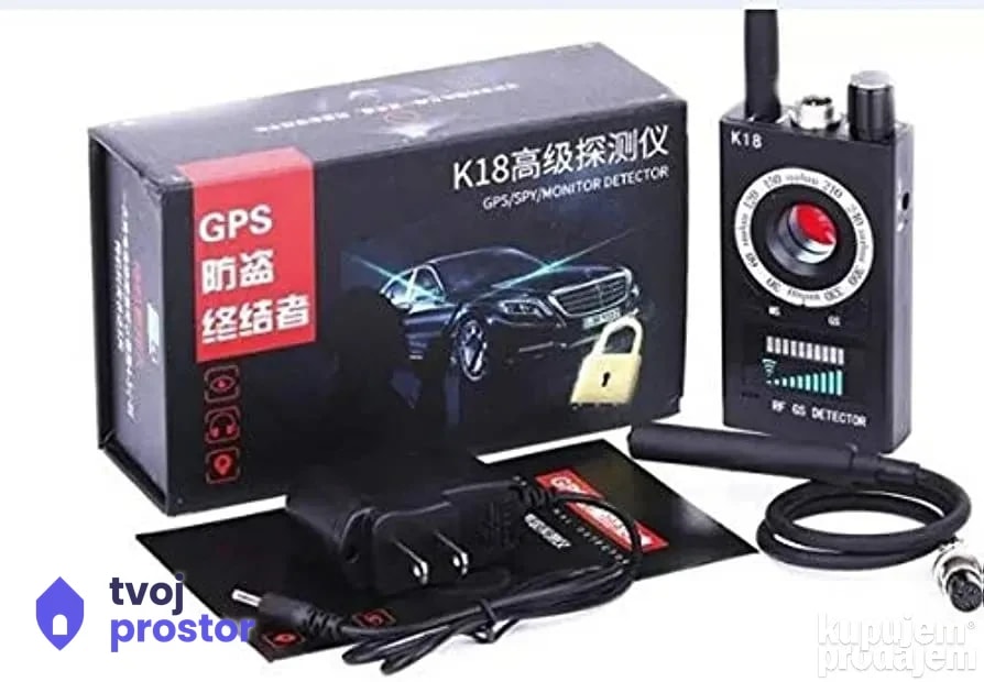 Detektor GPS, GSM signala prisluskivaca kamera K18 — fotografija 2 od 5