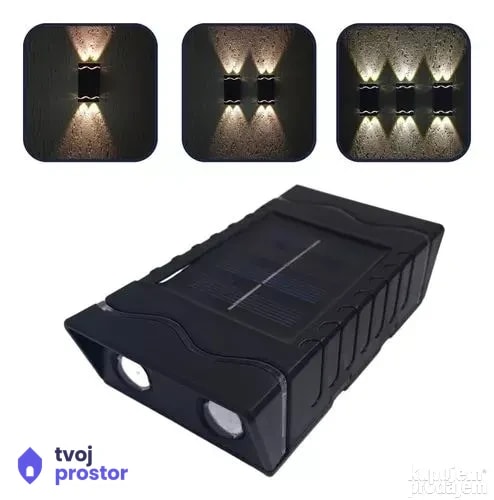 Solarna zidna lampa — spoljna rasveta, Mungosi, Beograd