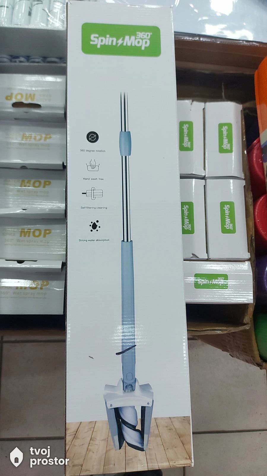 Spin Mop 360 stepeni rotirajuci — sredstva za održavanje, Mungosi, Beograd