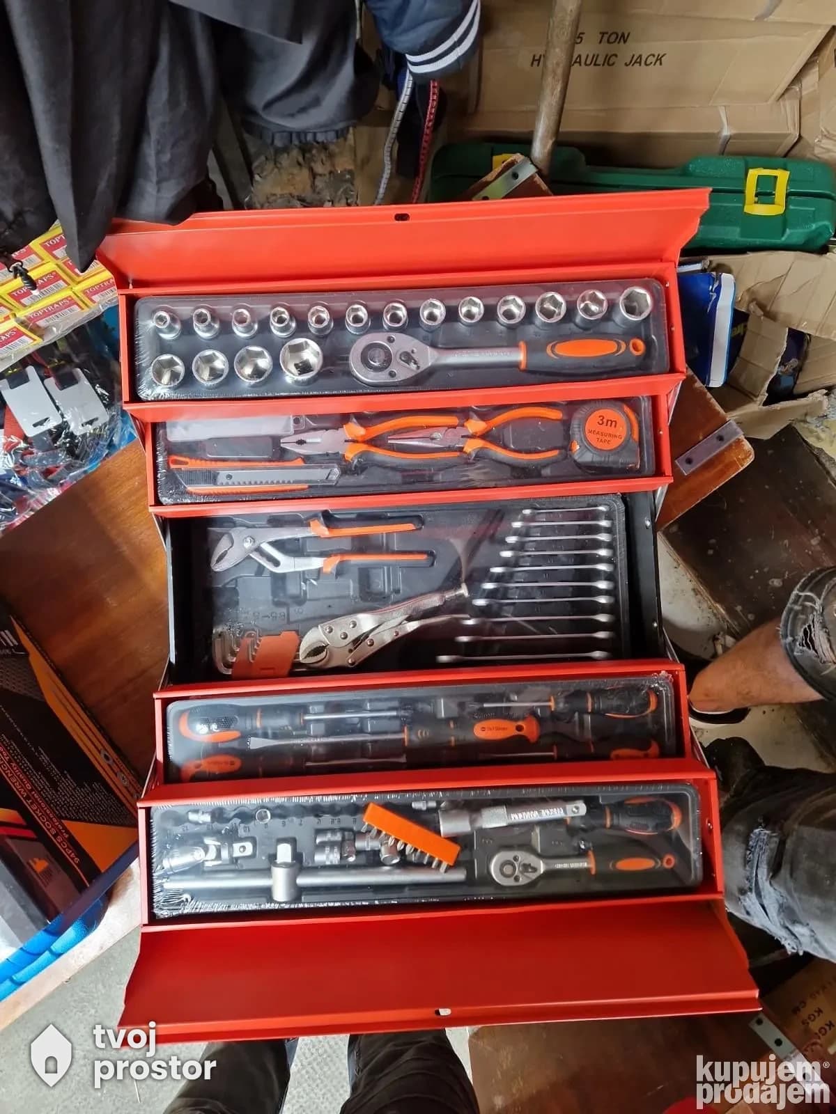 Set alata u metalnom koferu 85 delova — Mungosi, Beograd