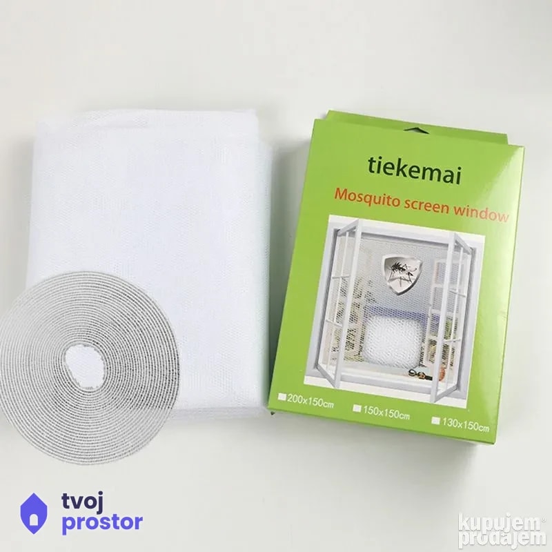 Komarnik mrezica zastita od insekata 130x150 — fotografija 4 od 5