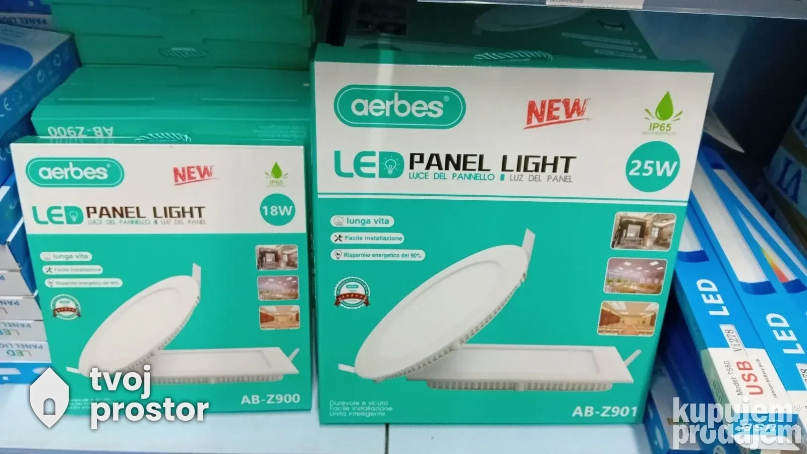 Led panel — unutrašnja rasveta, Mungosi, Beograd