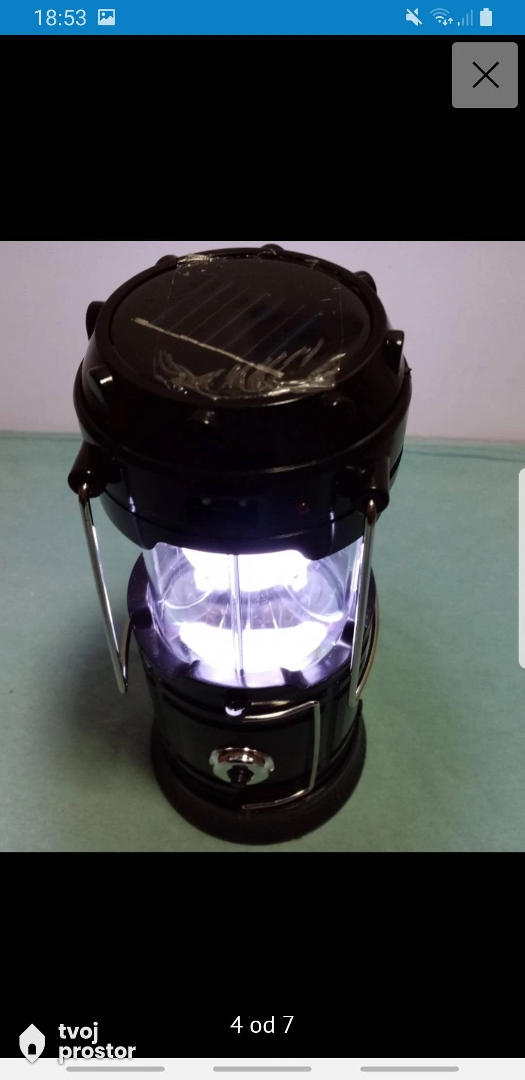 Lampa fenjer 220 v. Ili solarno — fotografija 3 od 5
