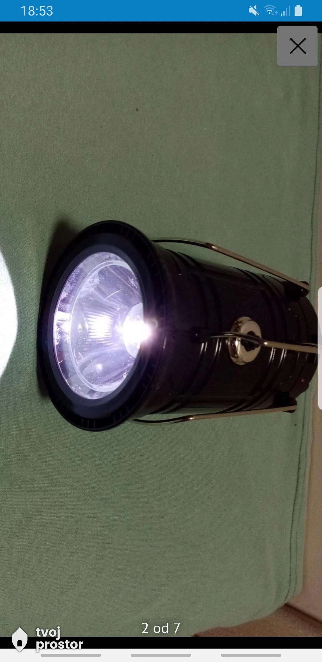 Lampa fenjer 220 v. Ili solarno — fotografija 2 od 5