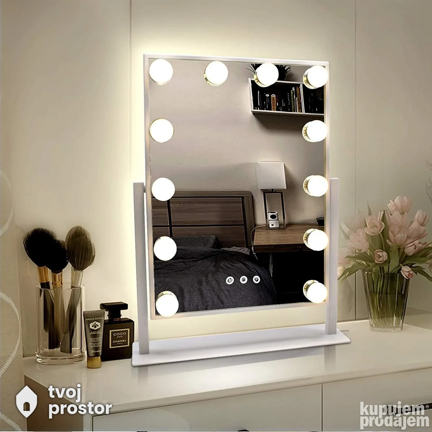 Led ogledalo sa 12 lampi — Mungosi, Beograd