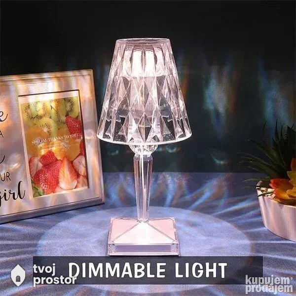 Stona lampa dijamant — fotografija 3 od 4