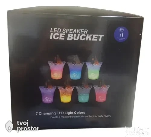 LED Kibla za hlađenje pića sa zvucnikom — fotografija 4 od 5