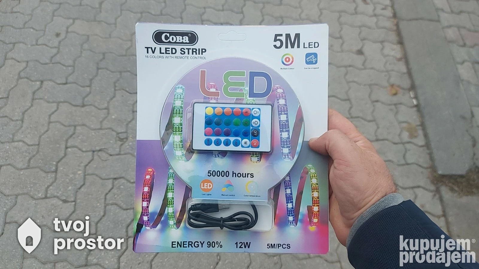 Tv led traka sa daljinskim — unutrašnja rasveta, Mungosi, Beograd