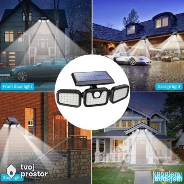 Ulicna solarna lampa za dvoriste — fotografija 3 od 5