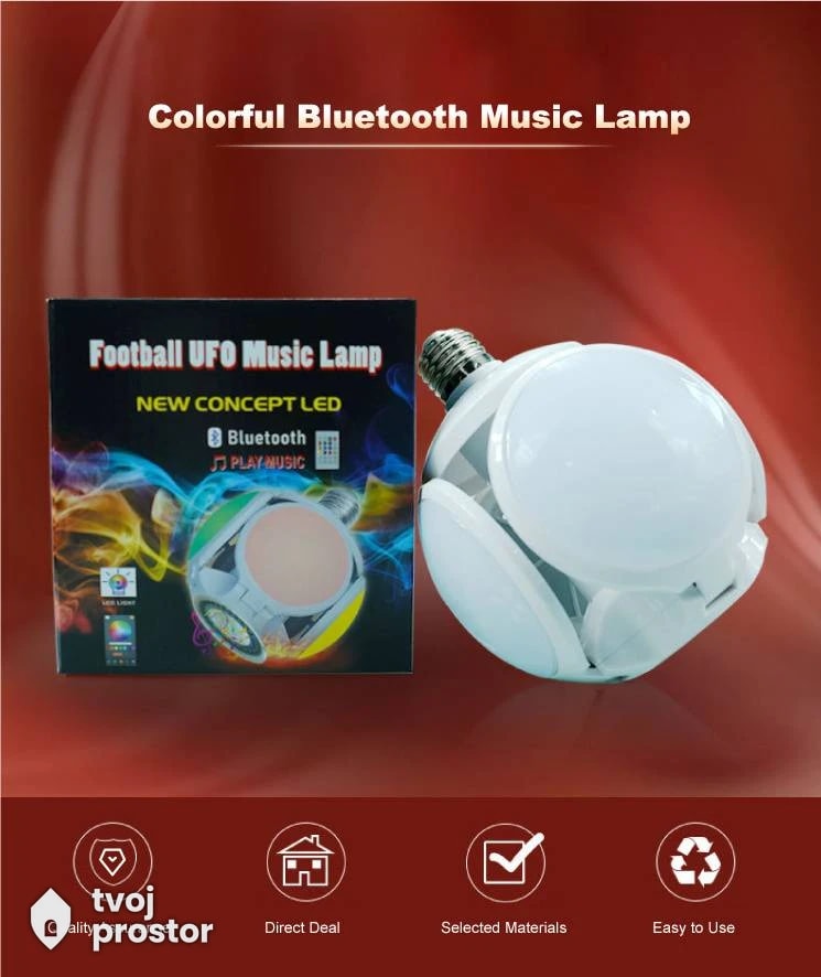 LED lampa muzicka — fotografija 2 od 6
