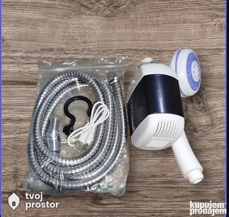 Tus za tusiranje na otvorenom USB punjivi tuš — fotografija 2 od 3