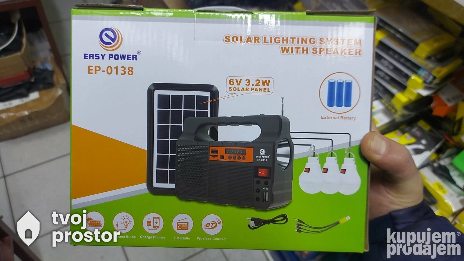 Solarna rasveta sistem sa zvucnikom — fotografija 4 od 5