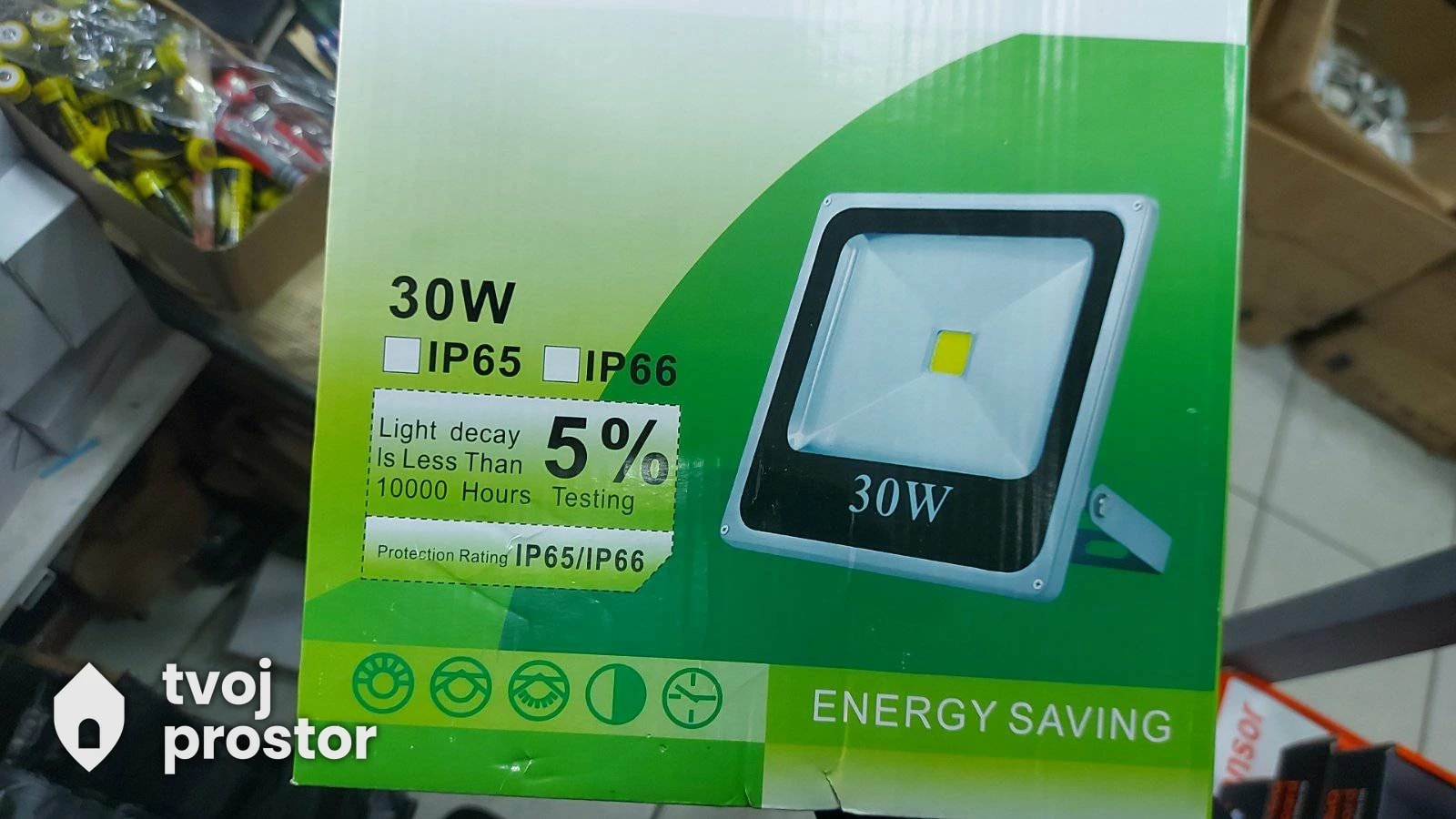 LED reflektor 20W 30W 50W — fotografija 3 od 4