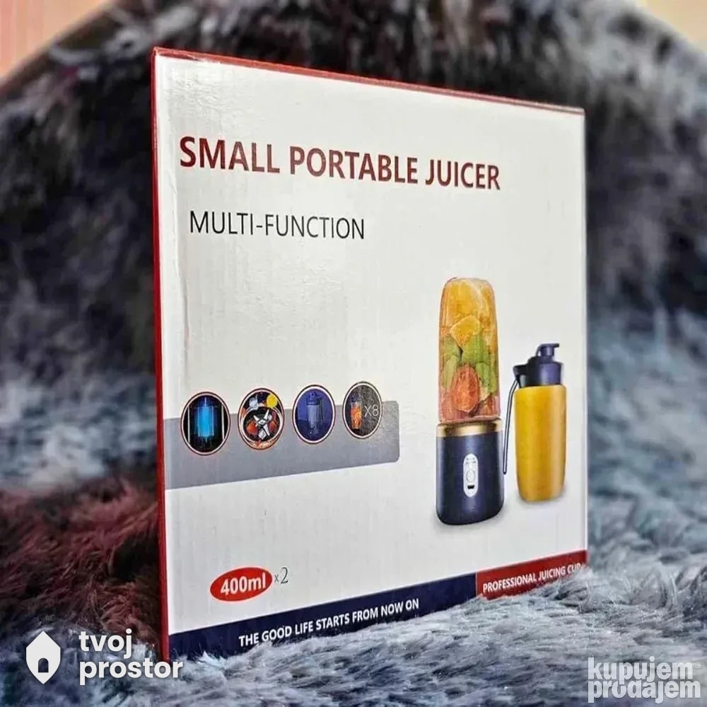 Prenosni punjivi blender sa 2 šoljice — fotografija 2 od 6