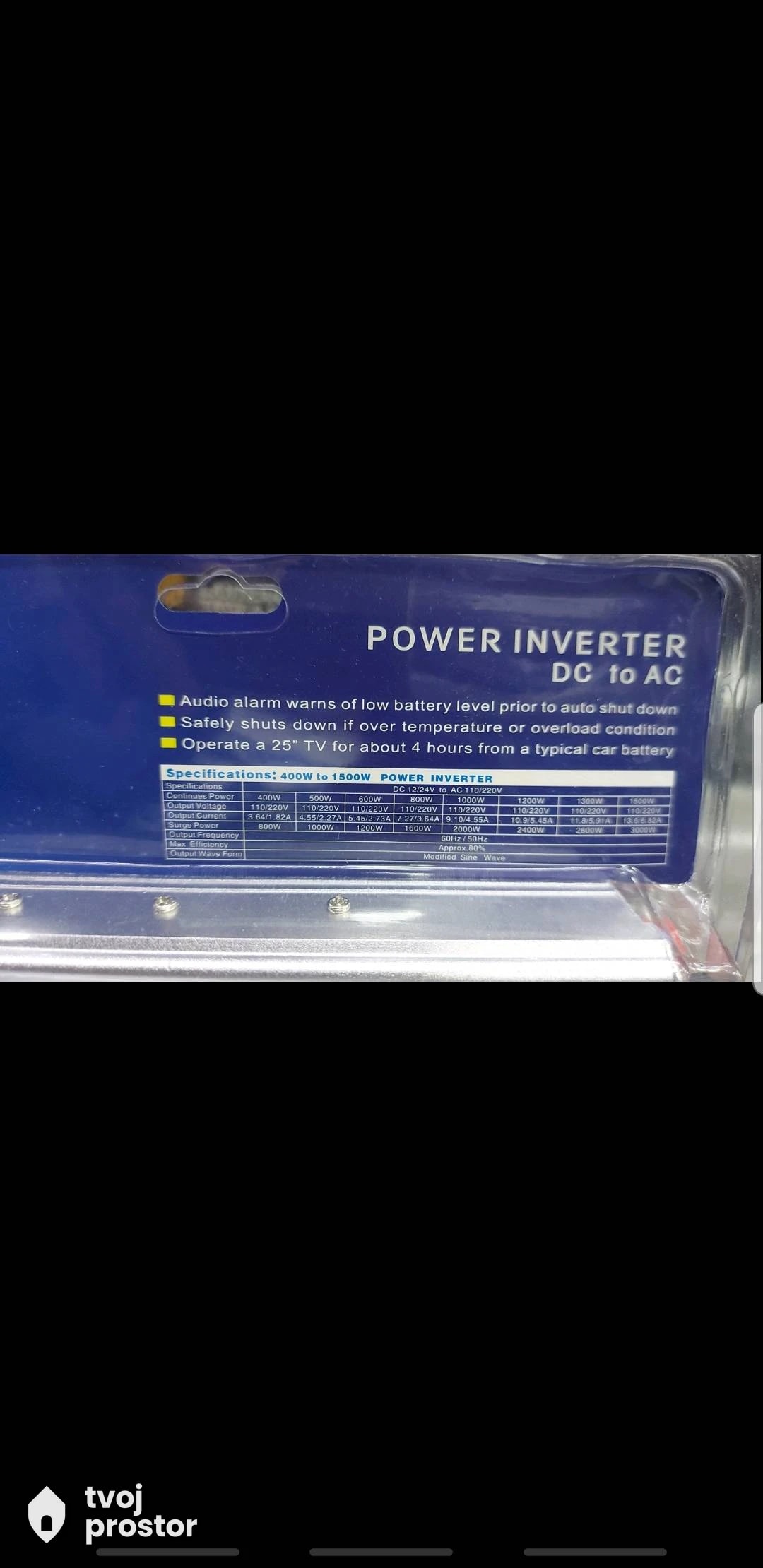 Pretvarac napona 1500 W — fotografija 3 od 4