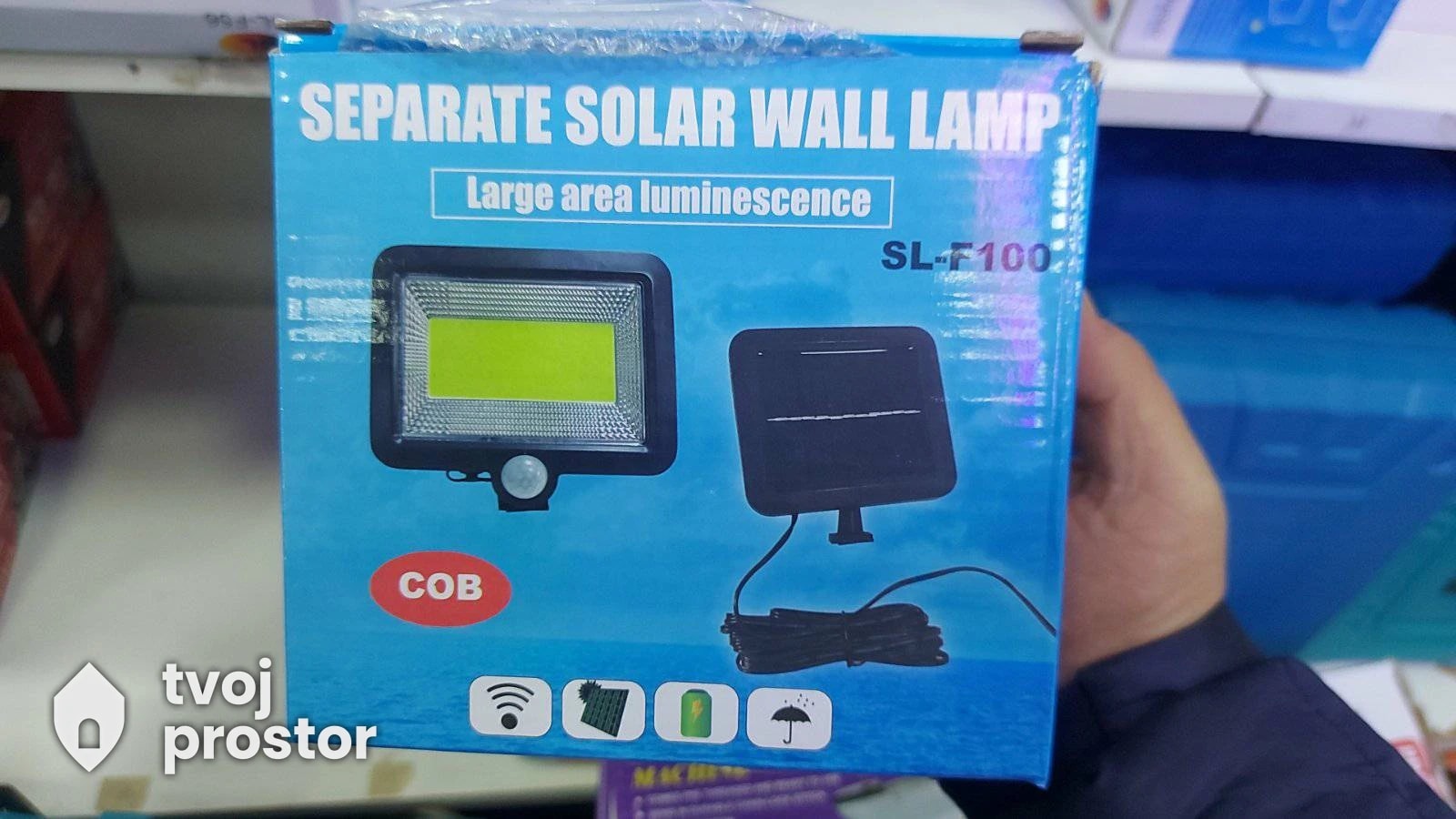 Solarna zidna lampa — fotografija 2 od 3