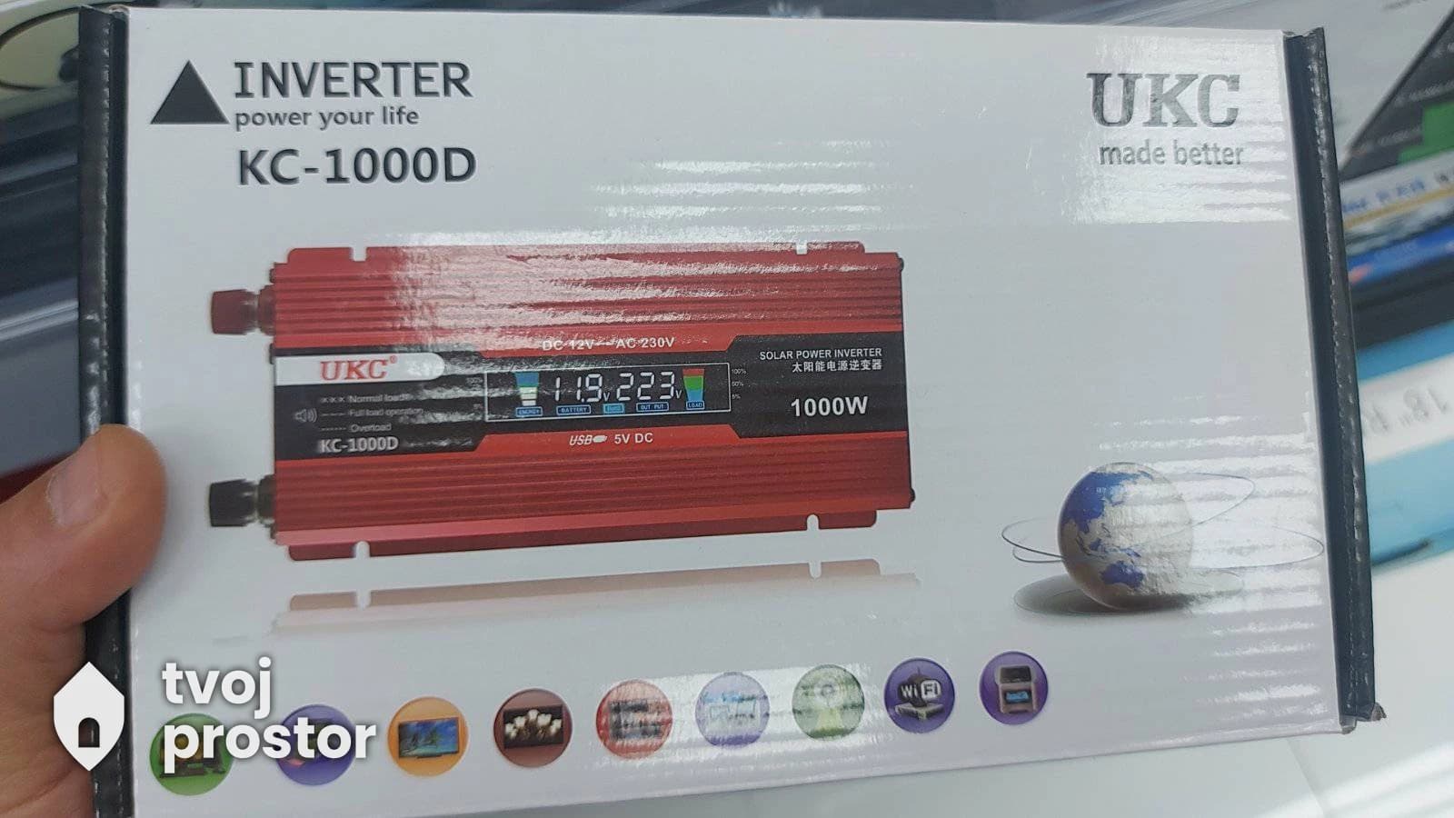 Pretvarac-Inverter 1000W — elektro instalacije, Mungosi, Beograd