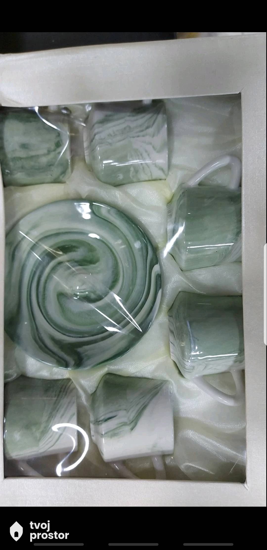 Set 6 komada keramicke solje i tacne — mali kućni aparati, Mungosi, Beograd
