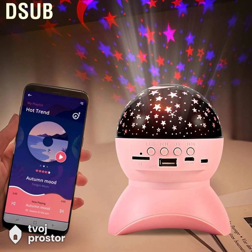 Bluethoot muzicki projektor LED — unutrašnja rasveta, Mungosi, Beograd