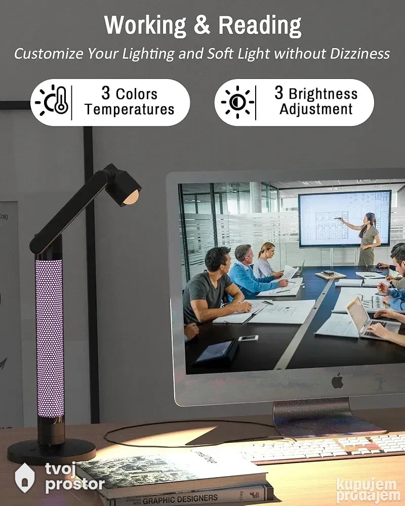 Stona moderna led smart lampa — fotografija 3 od 4