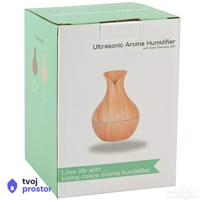 LED Ultrazvučni aroma difuzer — fotografija 2 od 6