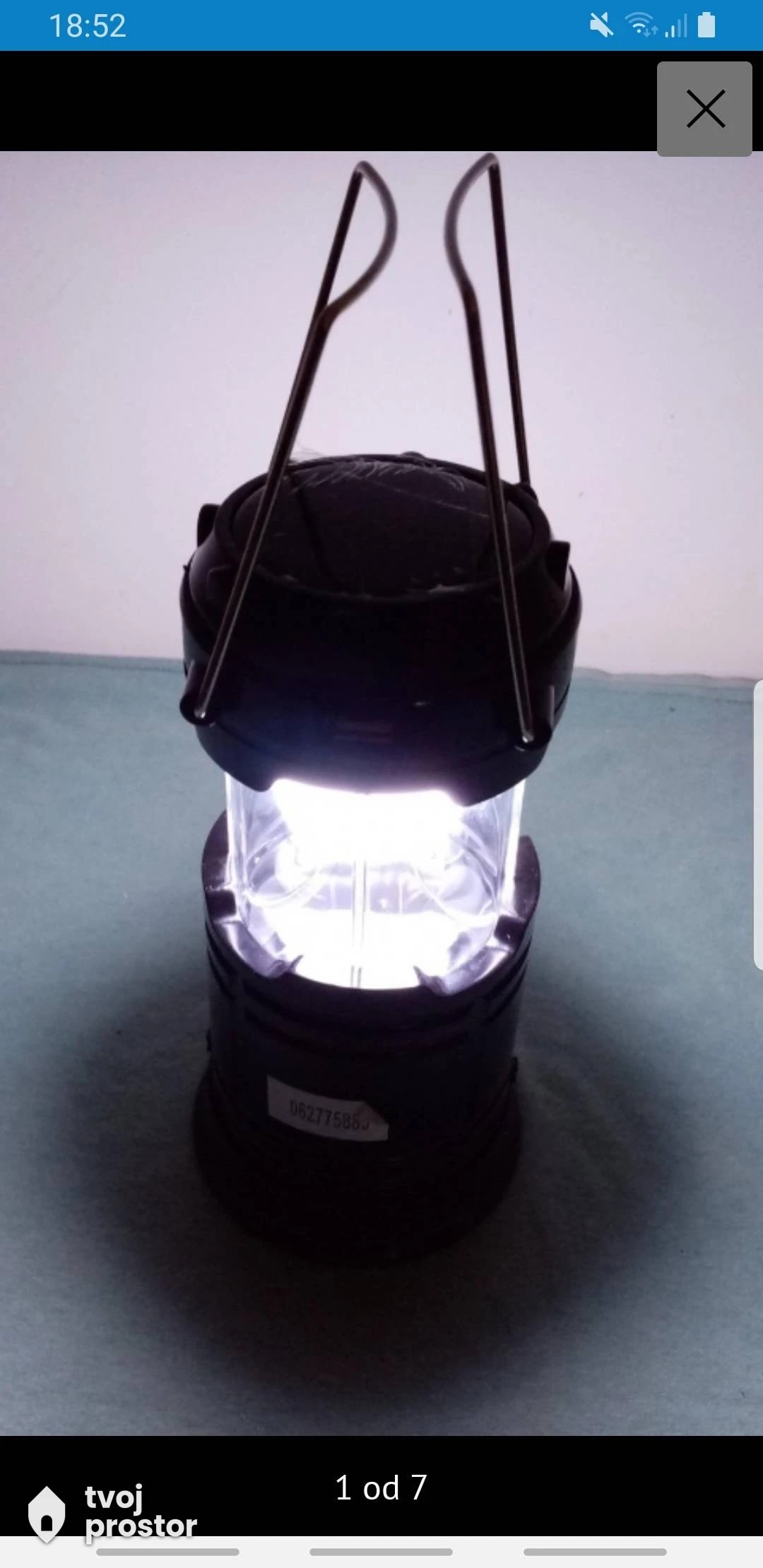 Lampa fenjer 220 v. Ili solarno — unutrašnja rasveta, Mungosi, Beograd