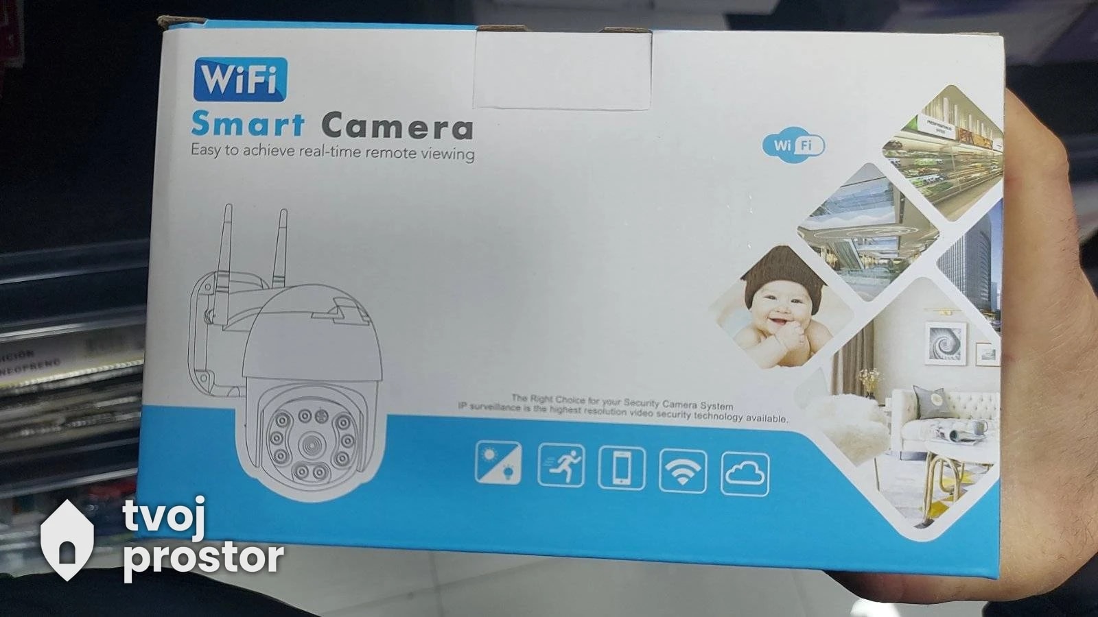 Wifi kamera rotaciona 360 stepeni — fotografija 4 od 5