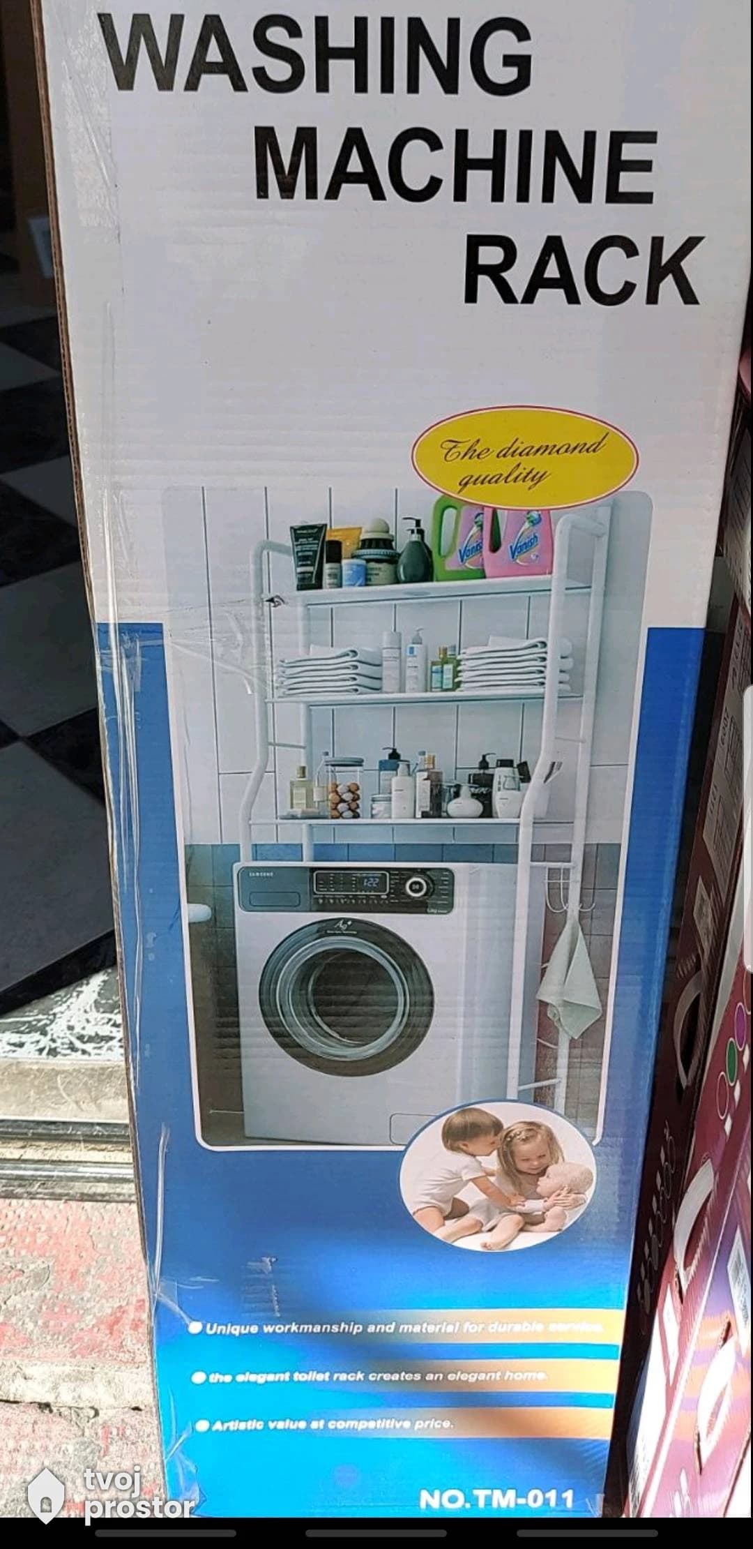 Polica za kupatilo iznad ves masine — Mungosi, Beograd