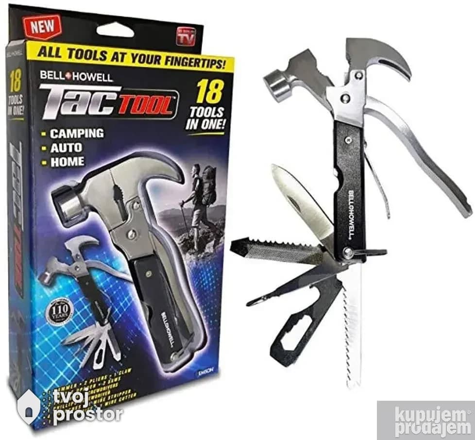 Multitool alat,Tactool,Čekić,Kombinirke 18u1 QW — Mungosi, Beograd