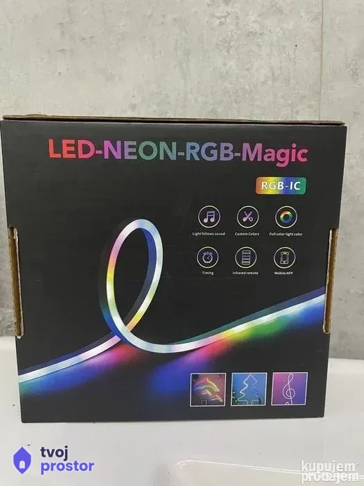 Led Neon rgb traka 5 m — unutrašnja rasveta, Mungosi, Beograd